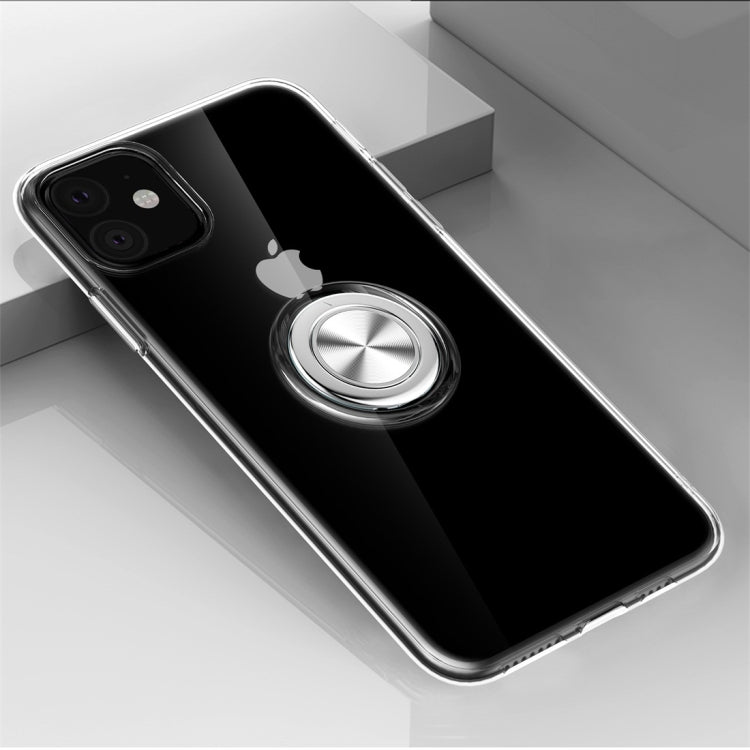 For iPhone 11 Ultra-thin TPU Protective Case with 360 Degree Rotation Holder