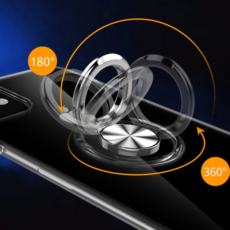 For iPhone 11 Ultra-thin TPU Protective Case with 360 Degree Rotation Holder