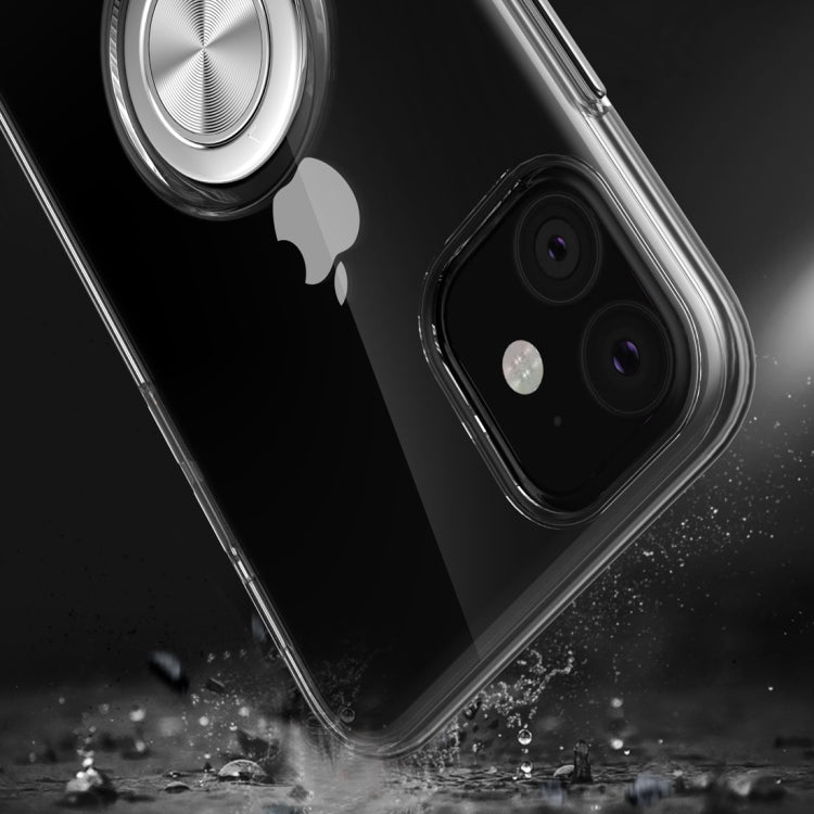 For iPhone 11 Ultra-thin TPU Protective Case with 360 Degree Rotation Holder