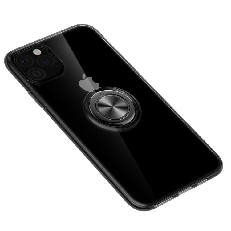 For iPhone 11 Pro Max Ultra-thin TPU Protective Case with 360 Degree Rotation Holder