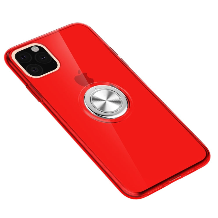 For iPhone 11 Pro Max Ultra-thin TPU Protective Case with 360 Degree Rotation Holder