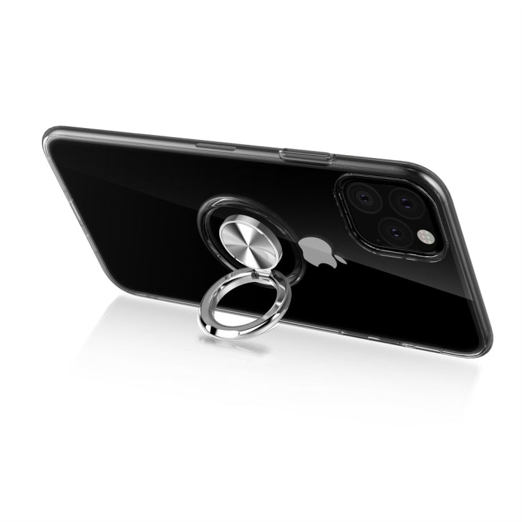 For iPhone 11 Pro Max Ultra-thin TPU Protective Case with 360 Degree Rotation Holder