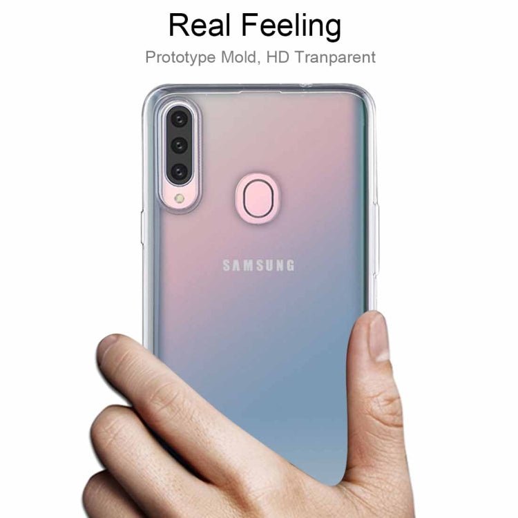 For Galaxy A20s 0.5mm Ultra-Thin Transparent TPU Protective Case