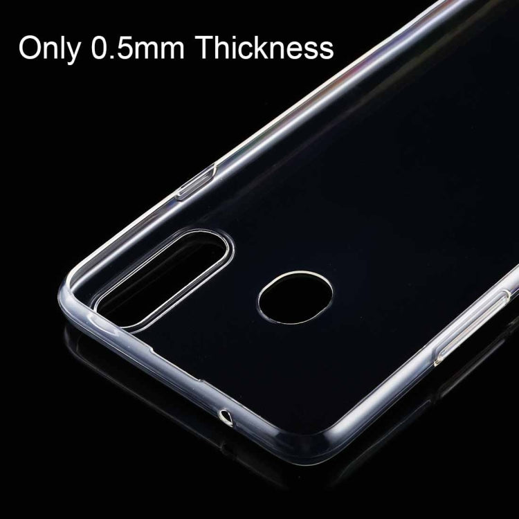 For Galaxy A20s 0.5mm Ultra-Thin Transparent TPU Protective Case