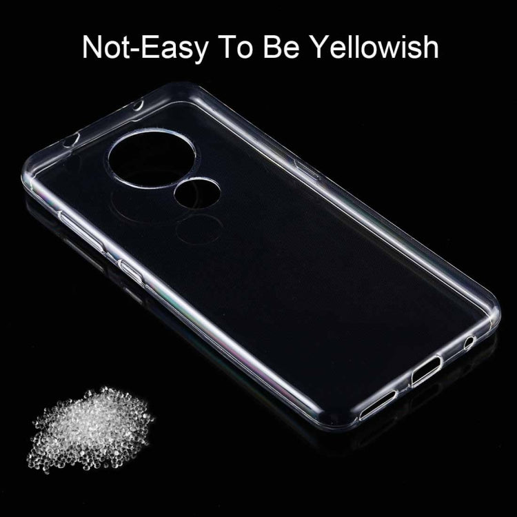 For Nokia 7.2 0.5mm Ultra-Thin Transparent TPU Protective Case