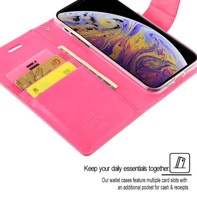 For iPhone 11 Pro MERCURY GOOSPERY SONATA DIARY Horizontal Flip Leather Case with Holder & Card Slots & Wallet