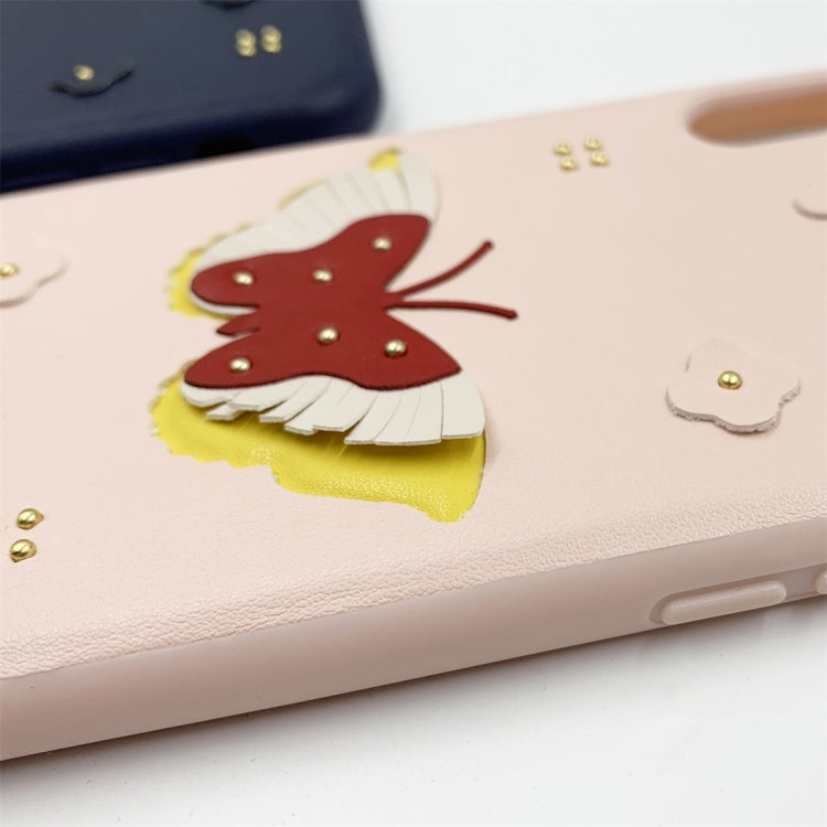 For iPhone X/XS RAIGOR INVERSE BUTTERFLY Series PU+TPU+PC Protective Case