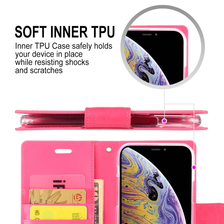 For iPhone 11 MERCURY GOOSPERY SONATA DIARY Horizontal Flip Leather Case with Holder & Card Slots & Wallet