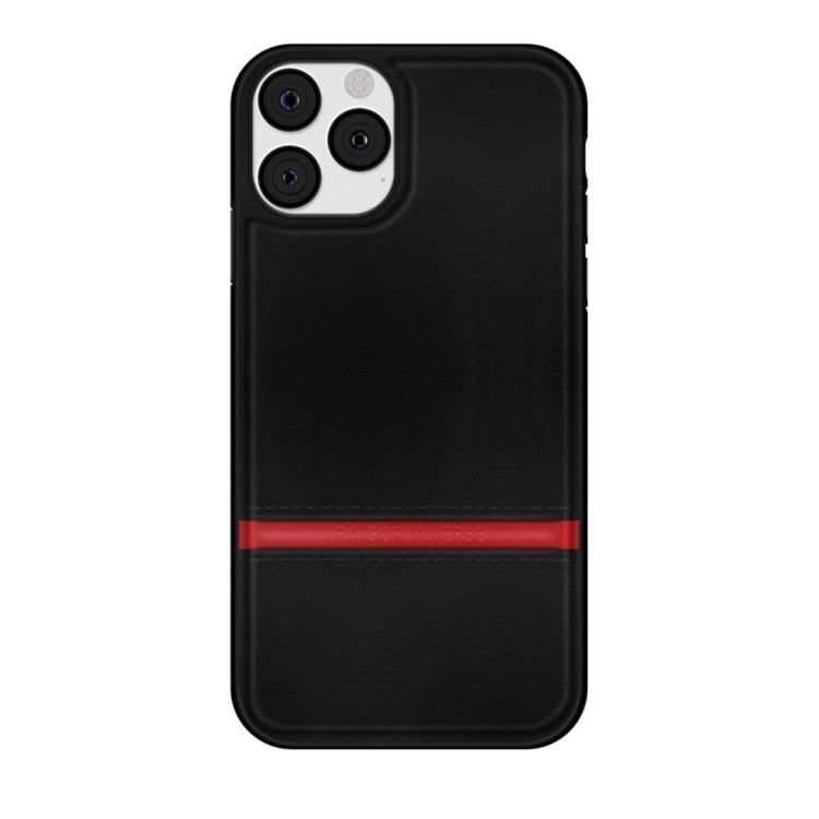 For iPhone 11 Pro (5.8 inch) RAIGOR INVERSE CHRIS Series PU Splicing Stitch Protective Case