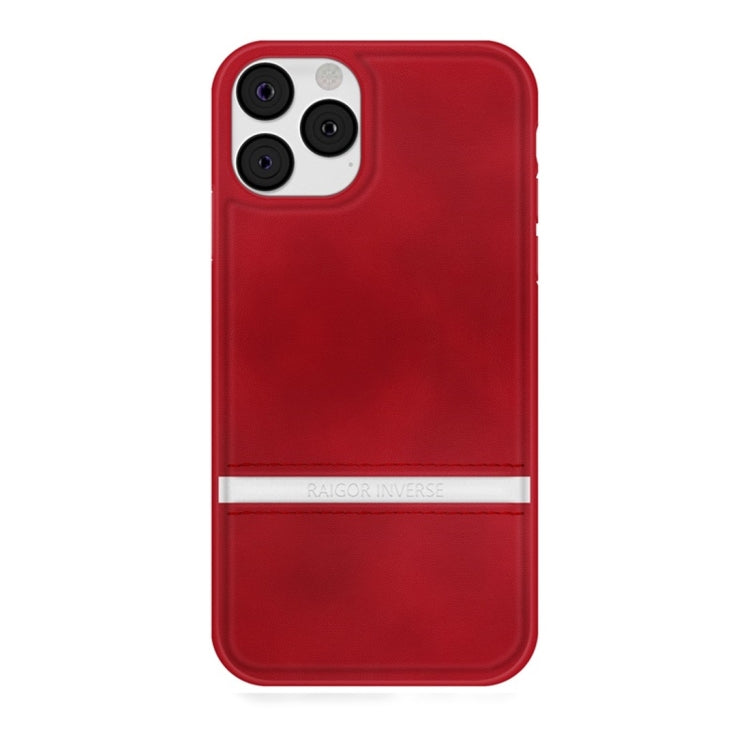 For iPhone 11 Pro (5.8 inch) RAIGOR INVERSE CHRIS Series PU Splicing Stitch Protective Case