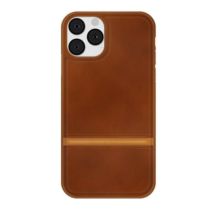 For iPhone 11 Pro (5.8 inch) RAIGOR INVERSE CHRIS Series PU Splicing Stitch Protective Case