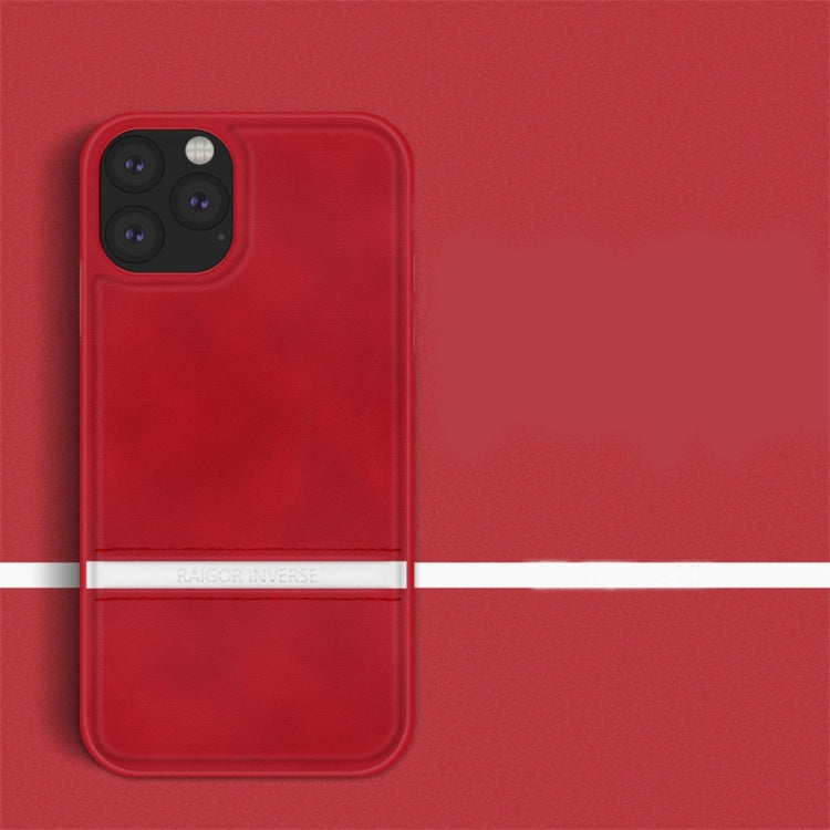 For iPhone 11  RAIGOR INVERSE CHRIS Series PU Splicing Stitch Protective Case