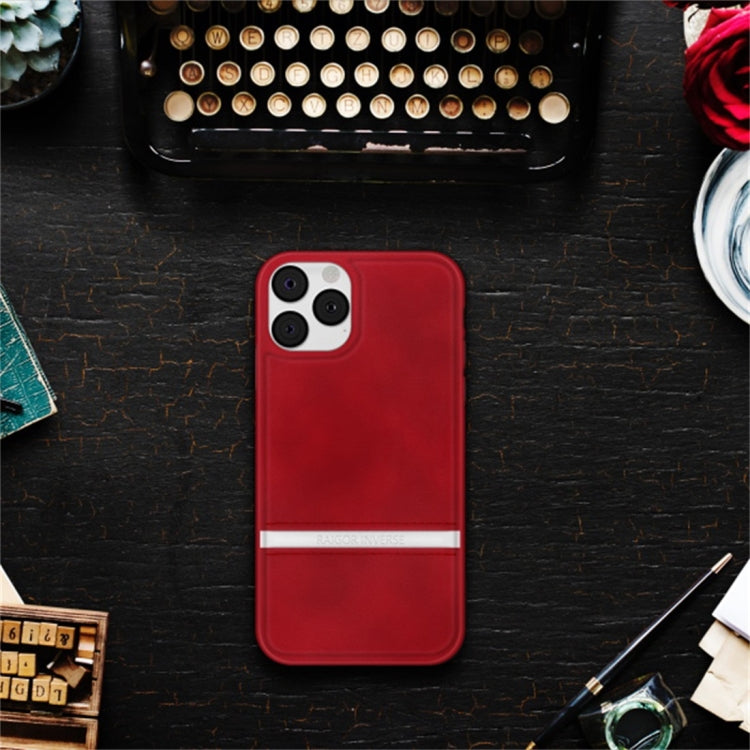 For iPhone 11  RAIGOR INVERSE CHRIS Series PU Splicing Stitch Protective Case