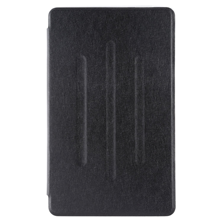 For Huawei MediaPad M6 8.4 TPU Silk Texture Horizontal Flip Leather Case with Three-Folding Holder