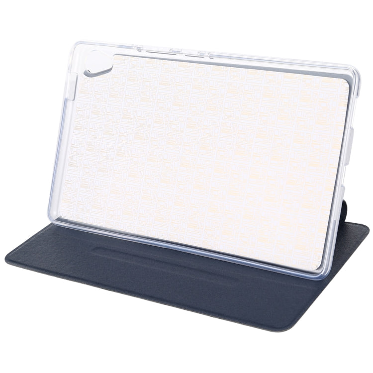 For Huawei MediaPad M6 8.4 TPU Silk Texture Horizontal Flip Leather Case with Three-Folding Holder