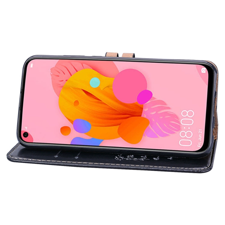For Huawei P20 Lite (2019) / Nova 5i Business Style Oil Wax Texture Horizontal Flip Leather Case with Holder & Card Slots & Wallet