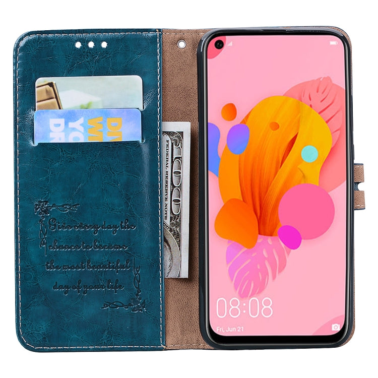 For Huawei P20 Lite (2019) / Nova 5i Business Style Oil Wax Texture Horizontal Flip Leather Case with Holder & Card Slots & Wallet