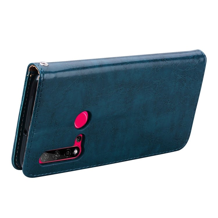 For Huawei P20 Lite (2019) / Nova 5i Business Style Oil Wax Texture Horizontal Flip Leather Case with Holder & Card Slots & Wallet