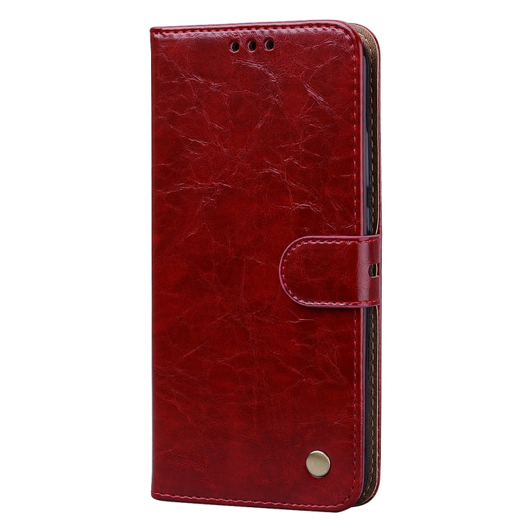 For Huawei P20 Lite (2019) / Nova 5i Business Style Oil Wax Texture Horizontal Flip Leather Case with Holder & Card Slots & Wallet