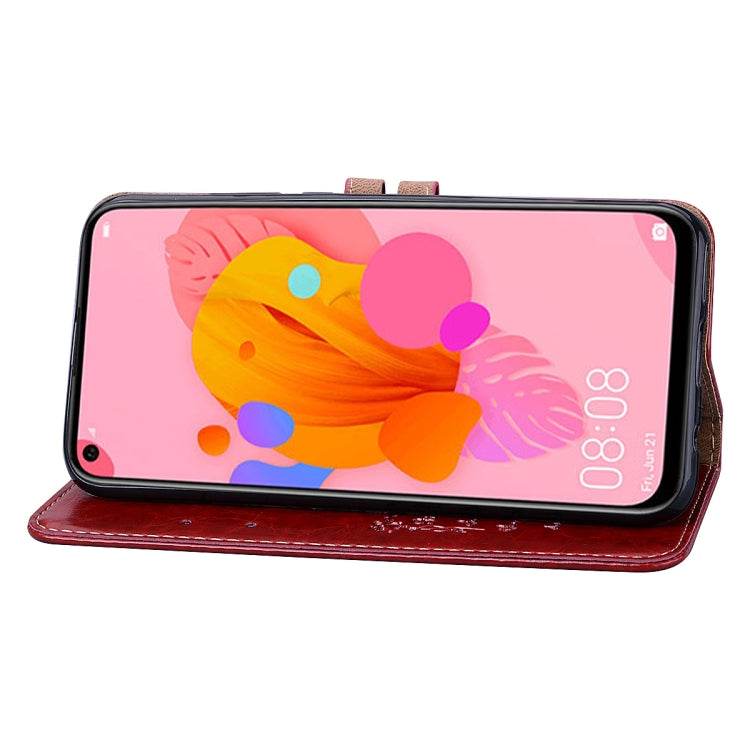 For Huawei P20 Lite (2019) / Nova 5i Business Style Oil Wax Texture Horizontal Flip Leather Case with Holder & Card Slots & Wallet