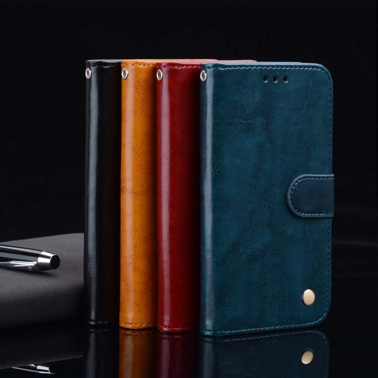 For Huawei P20 Lite (2019) / Nova 5i Business Style Oil Wax Texture Horizontal Flip Leather Case with Holder & Card Slots & Wallet