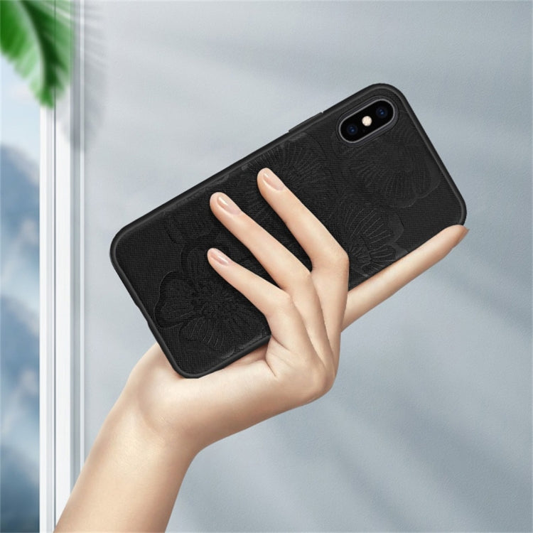 For iPhone X / XS RAIGOR INVERSE STEREO PRINTING Series PU+TPU Protective Case