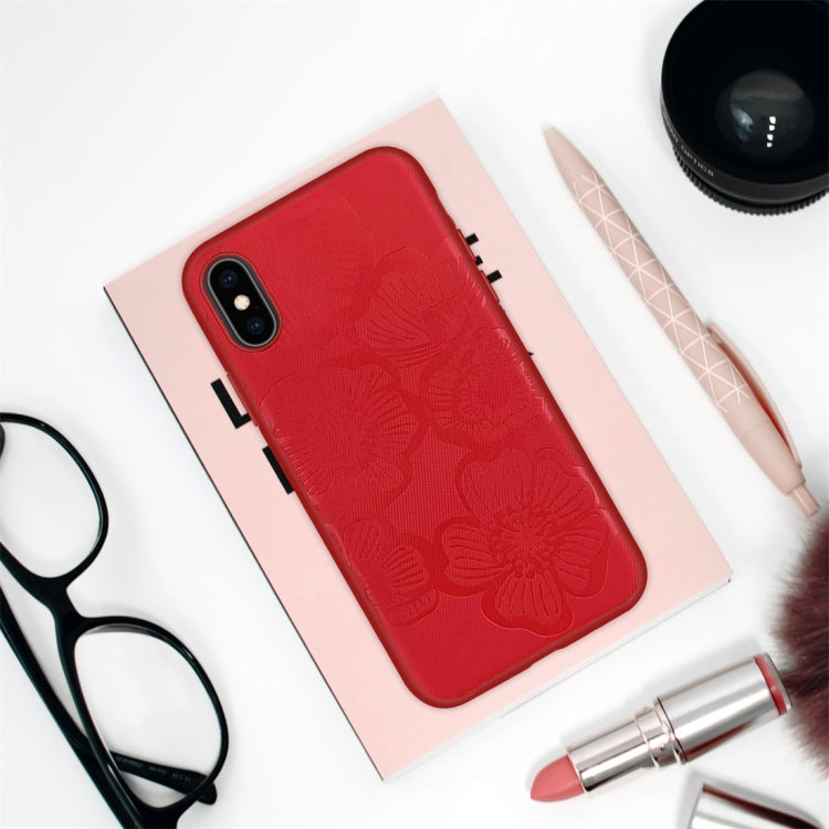 For iPhone X / XS RAIGOR INVERSE STEREO PRINTING Series PU+TPU Protective Case