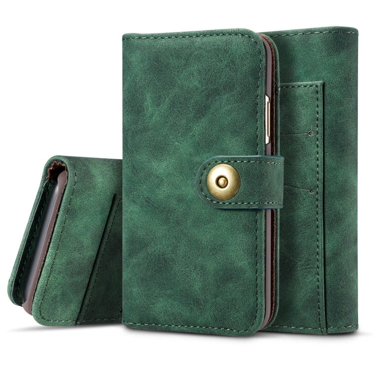 For Galaxy Note10+ Retro Magnetic Detachable Horizontal Flip Leather Case, with Card Slots & Wallet & Photo Frame