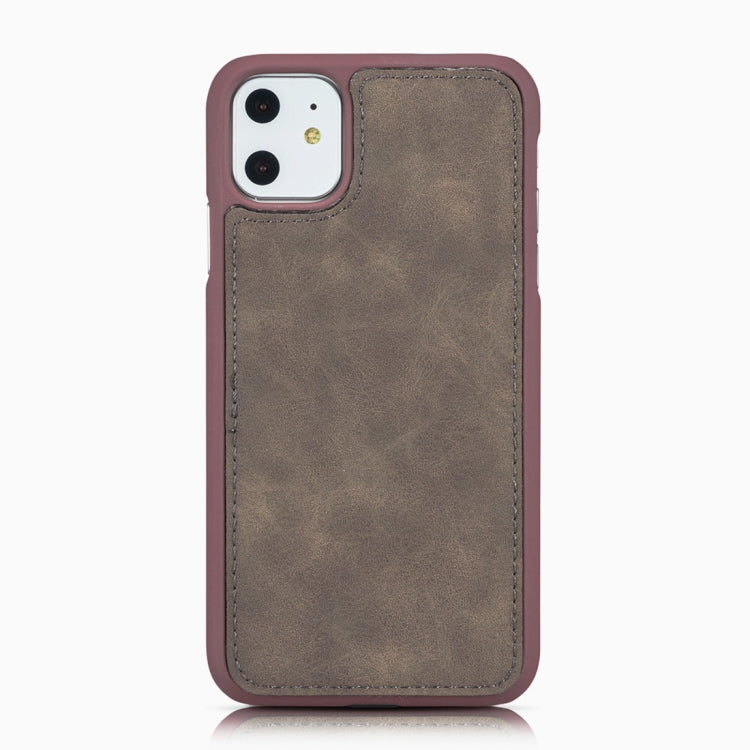 For iPhone 11 Pro Retro Magnetic Detachable Horizontal Flip Leather Case, with Card Slots & Wallet & Photo Frame