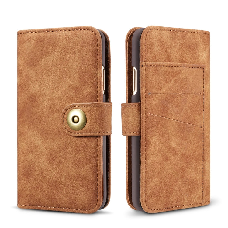 For iPhone 11 Pro Max Retro Magnetic Detachable Horizontal Flip Leather Case, with Card Slots & Wallet & Photo Frame