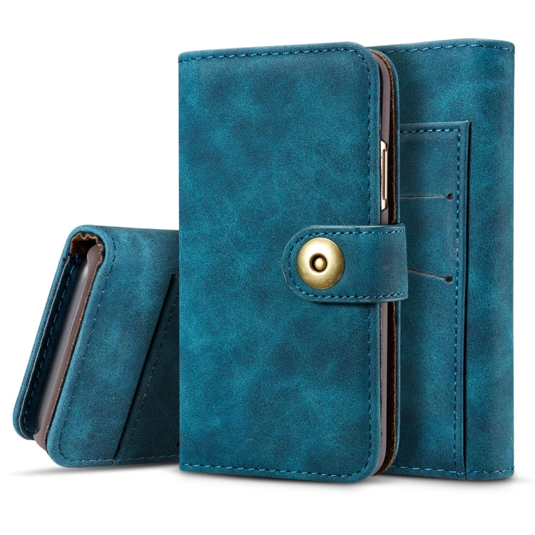 For iPhone 11 Pro Max Retro Magnetic Detachable Horizontal Flip Leather Case, with Card Slots & Wallet & Photo Frame