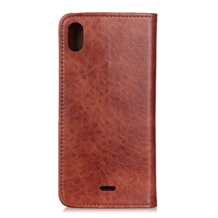 For Wiko Y50 / Sunny 4 Magnetic Retro Crazy Horse Texture Horizontal Flip Leather Case with Holder & Card Slots & Wallet