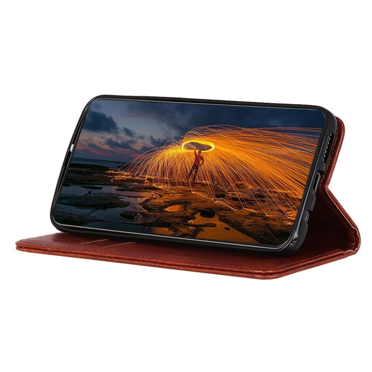 For Wiko Y50 / Sunny 4 Magnetic Retro Crazy Horse Texture Horizontal Flip Leather Case with Holder & Card Slots & Wallet