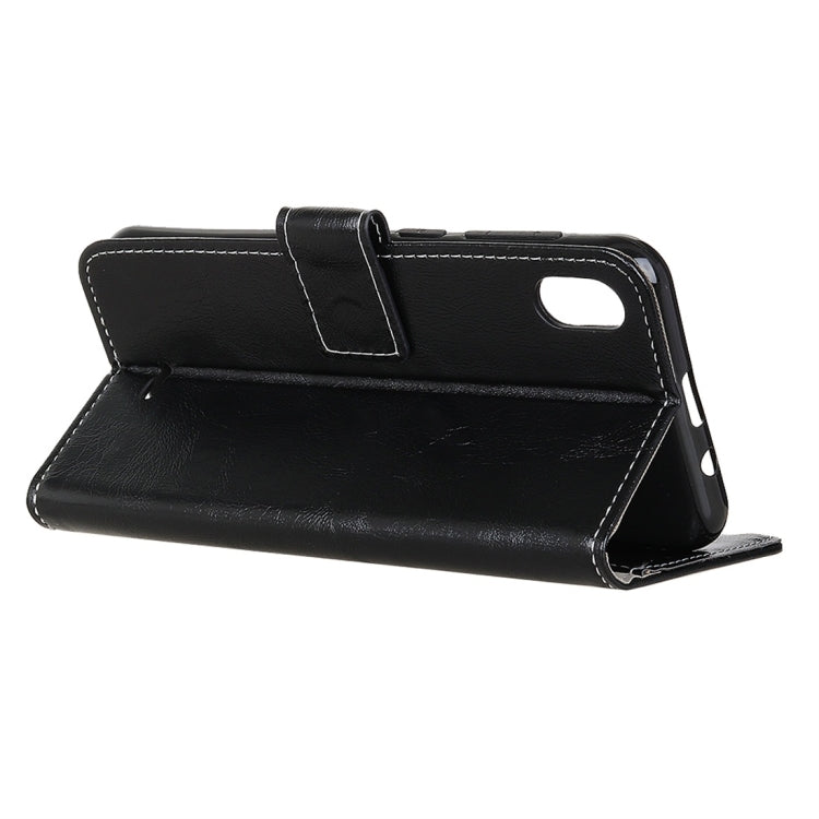 For Wiko Y50 / Sunny 4 Retro Crazy Horse Texture Horizontal Flip Leather Case with Holder & Card Slots & Wallet & Photo Frame
