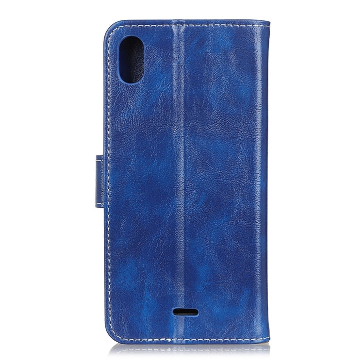 For Wiko Y50 / Sunny 4 Retro Crazy Horse Texture Horizontal Flip Leather Case with Holder & Card Slots & Wallet & Photo Frame