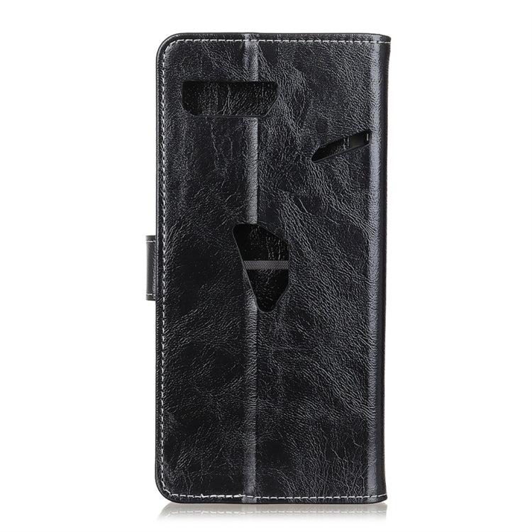 For Asus ROG Phone II ZS660KL Retro Crazy Horse Texture Horizontal Flip Leather Case with Holder & Card Slots & Wallet & Photo Frame