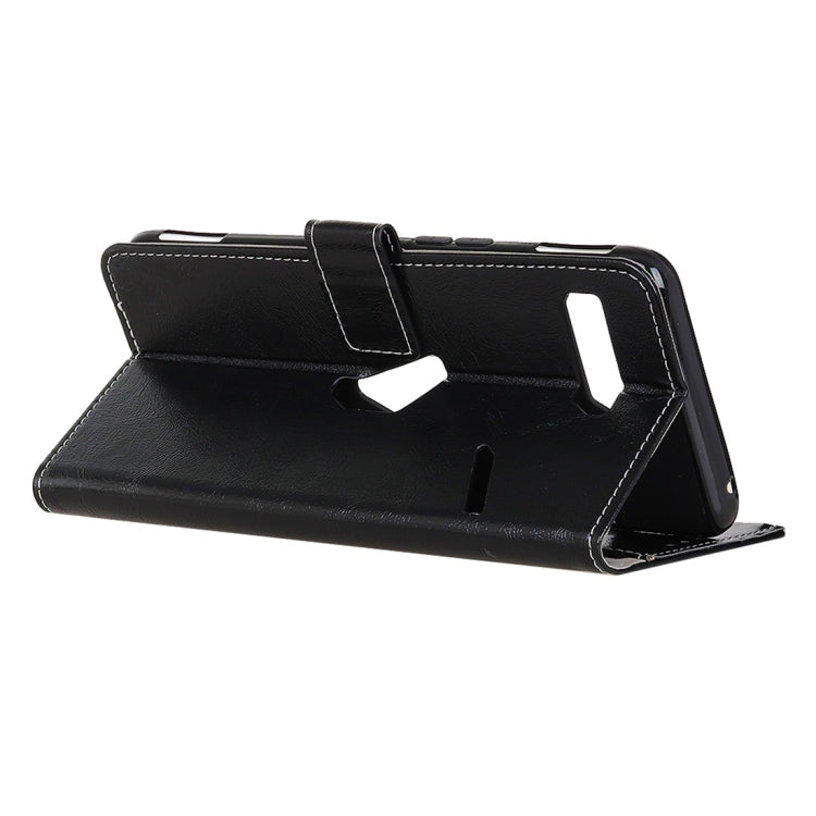 For Asus ROG Phone II ZS660KL Retro Crazy Horse Texture Horizontal Flip Leather Case with Holder & Card Slots & Wallet & Photo Frame