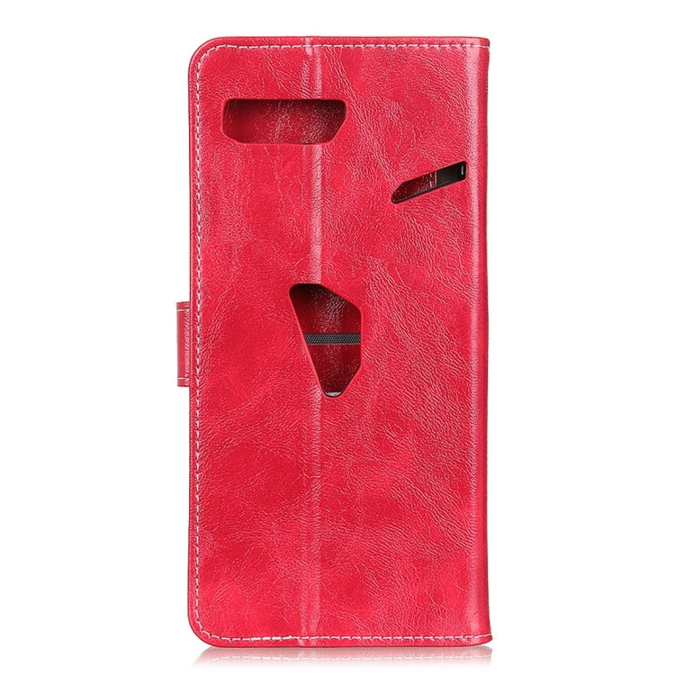 For Asus ROG Phone II ZS660KL Retro Crazy Horse Texture Horizontal Flip Leather Case with Holder & Card Slots & Wallet & Photo Frame