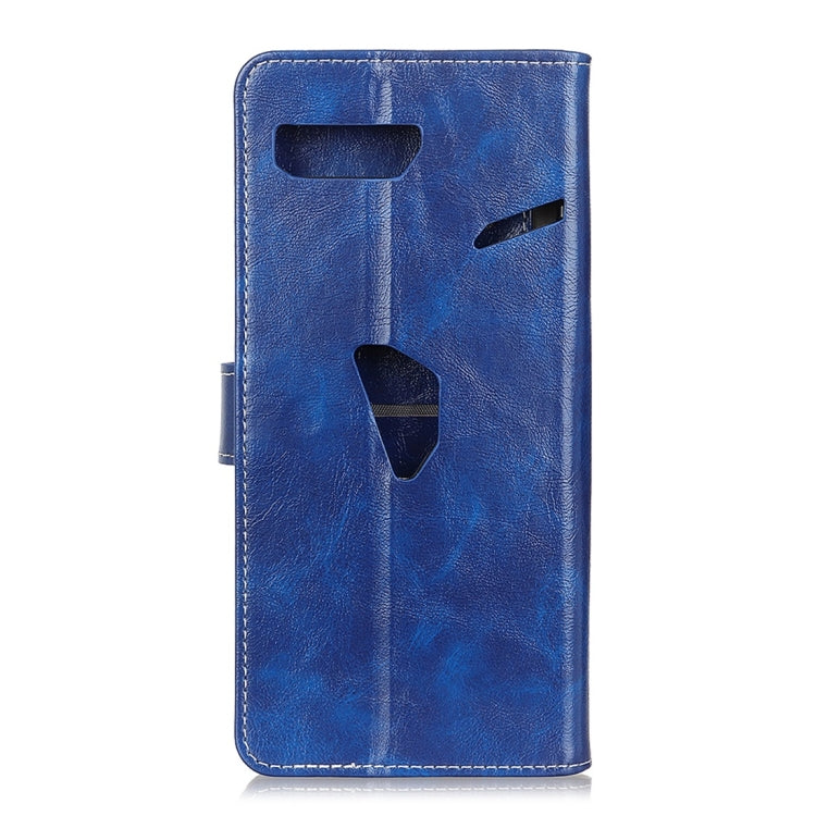 For Asus ROG Phone II ZS660KL Retro Crazy Horse Texture Horizontal Flip Leather Case with Holder & Card Slots & Wallet & Photo Frame