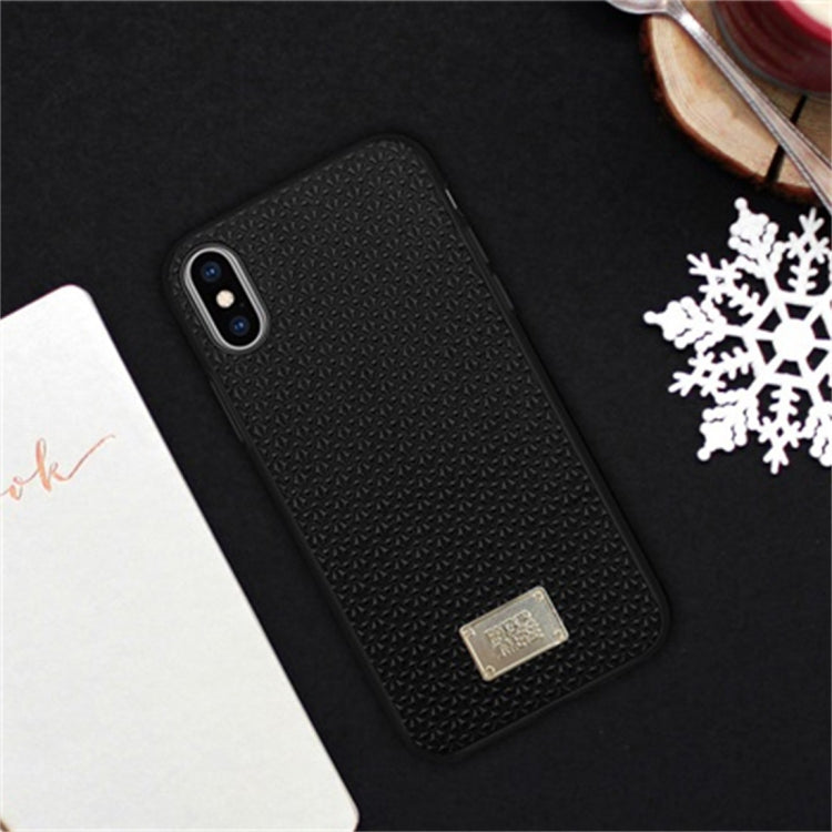 For iPhone X / XS RAIGOR INVERSE PARKER Geometric Texture Pattern Protective Case