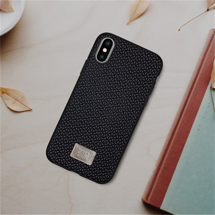 For iPhone X / XS RAIGOR INVERSE PARKER Geometric Texture Pattern Protective Case