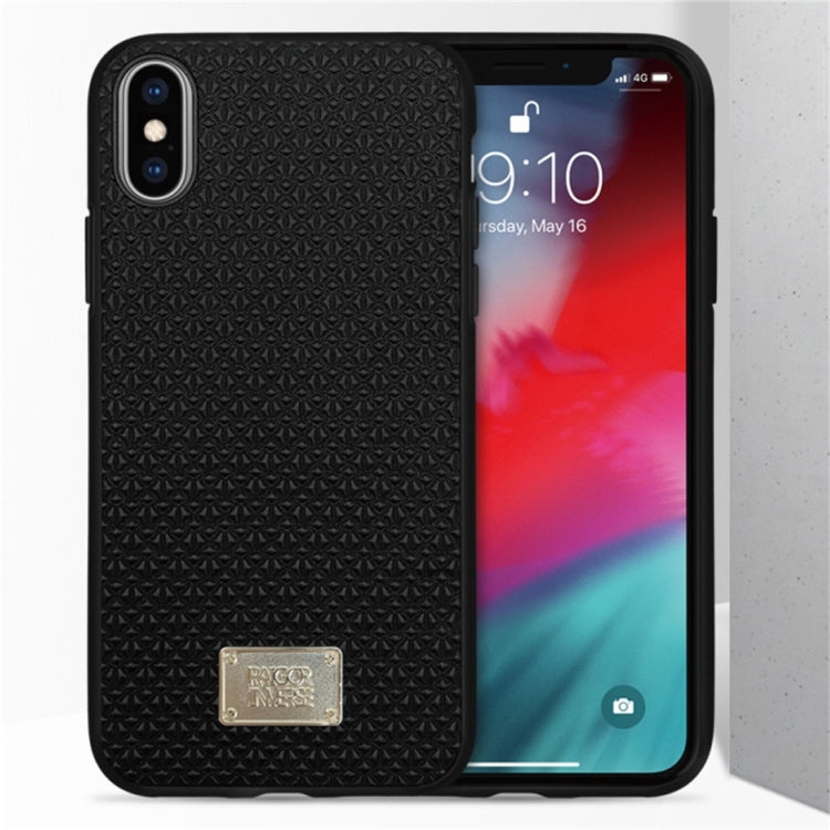 For iPhone X / XS RAIGOR INVERSE PARKER Geometric Texture Pattern Protective Case