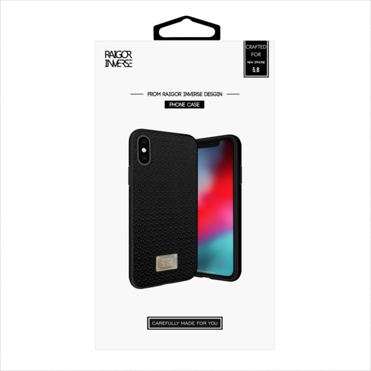 For iPhone 11  RAIGOR INVERSE PARKER Geometric Texture Pattern Protective Case