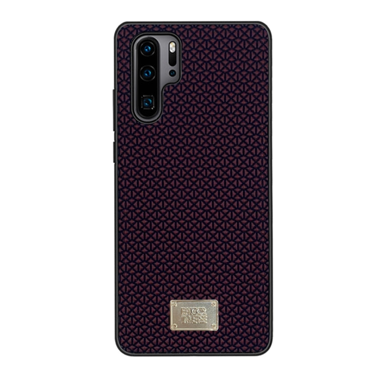 For Huawei P30 RAIGOR INVERSE PARKER Geometric Texture Pattern Protective Case