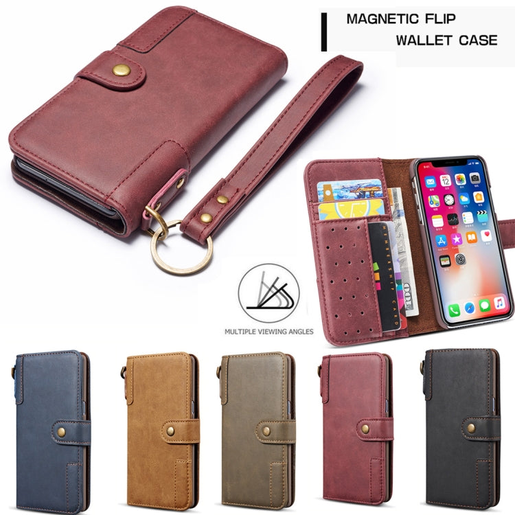 For iPhone 11 Pro Cowhide Texture Horizontal Flip Leather Case, with Holder & Card Slots & Wallet & Lanyard