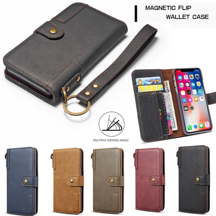 For iPhone 11 Pro Max Cowhide Texture Horizontal Flip Leather Case, with Holder & Card Slots & Wallet & Lanyard
