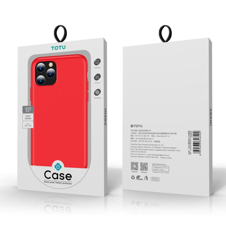 For iPhone 11 Pro TOTUDESIGN Liquid Silicone Dropproof Coverage Case