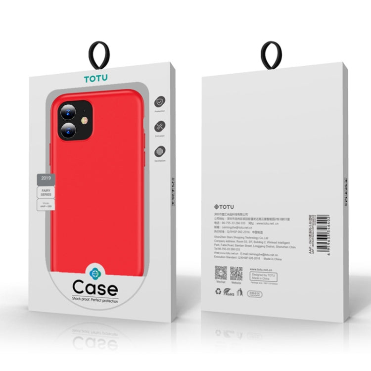 For iPhone 11 TOTUDESIGN Liquid Silicone Dropproof Coverage Case