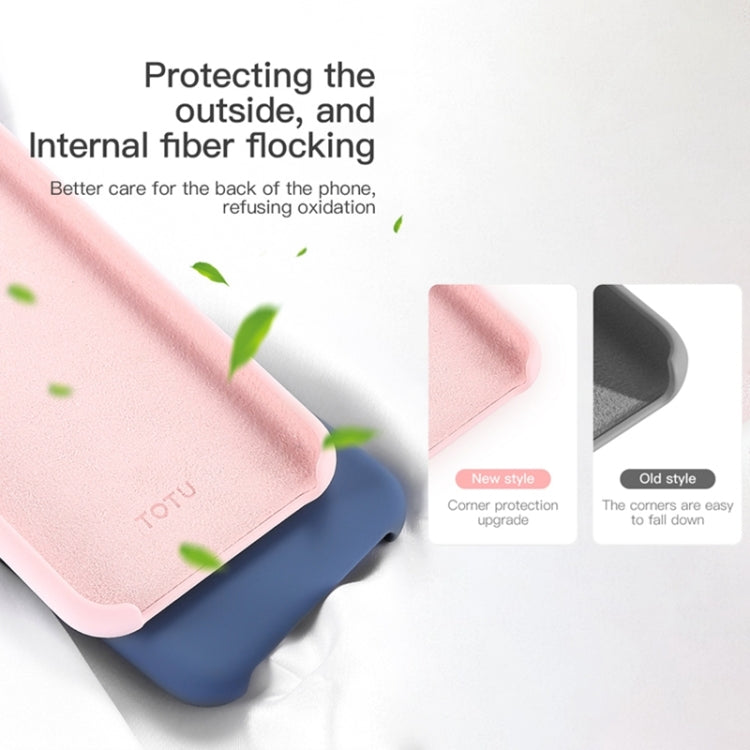 For iPhone 11 TOTUDESIGN Liquid Silicone Dropproof Coverage Case