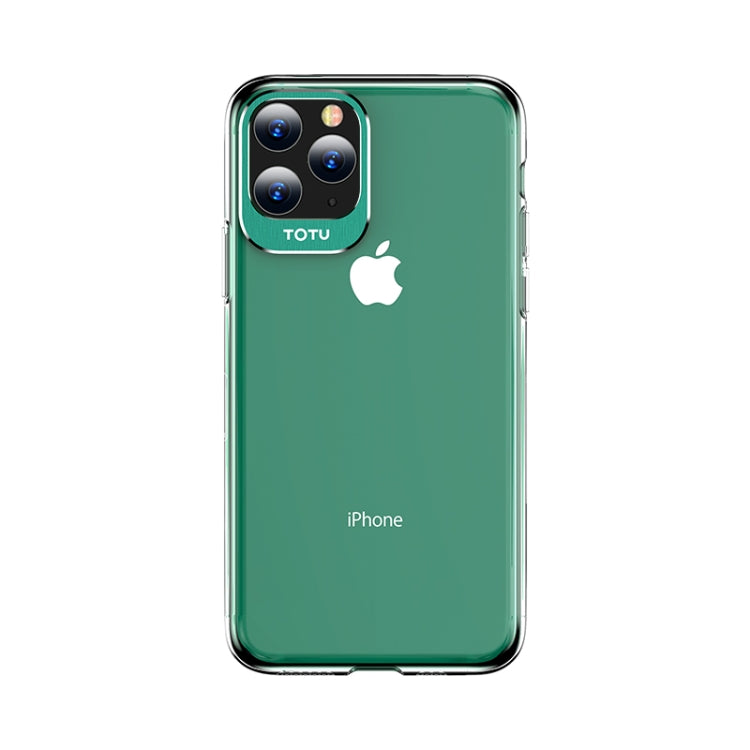 For iPhone 11 Pro TOTUDESIGN Clear Crystal Series Metal + PC Protective Case